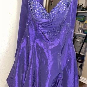 purple quinceanera dress size 2-4